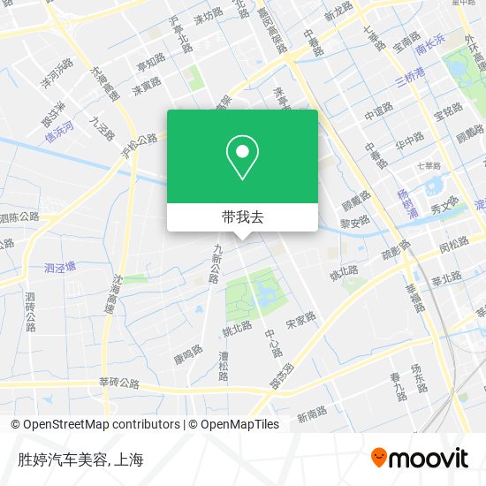 胜婷汽车美容地图