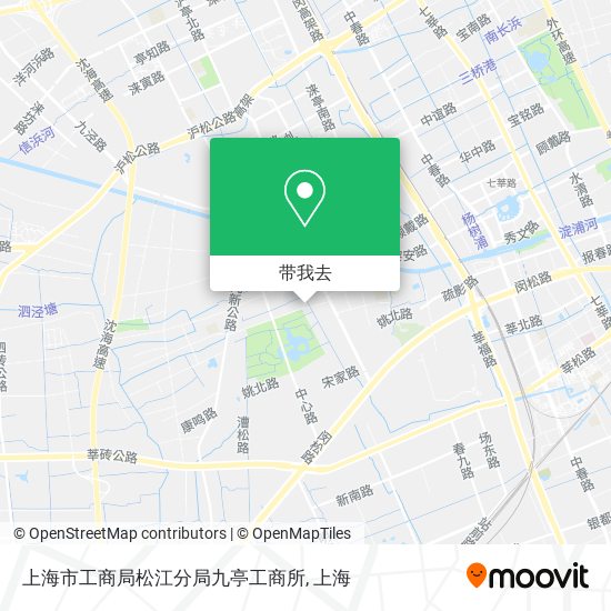 上海市工商局松江分局九亭工商所地图