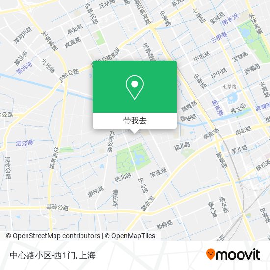 中心路小区-西1门地图