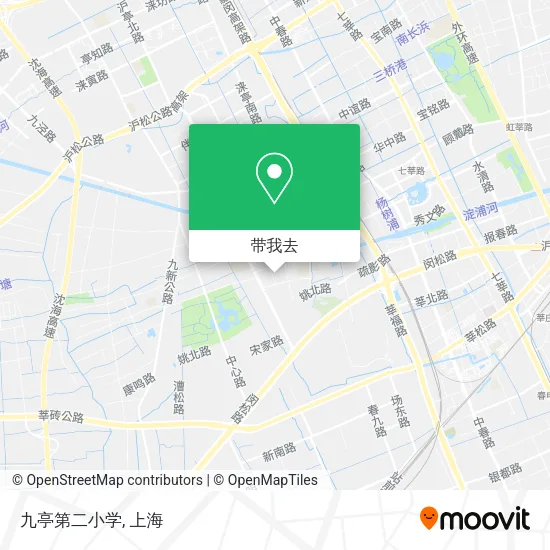 九亭第二小学地图