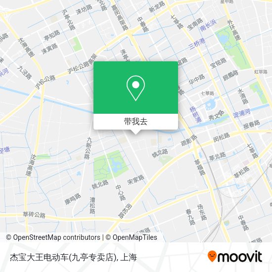 杰宝大王电动车(九亭专卖店)地图