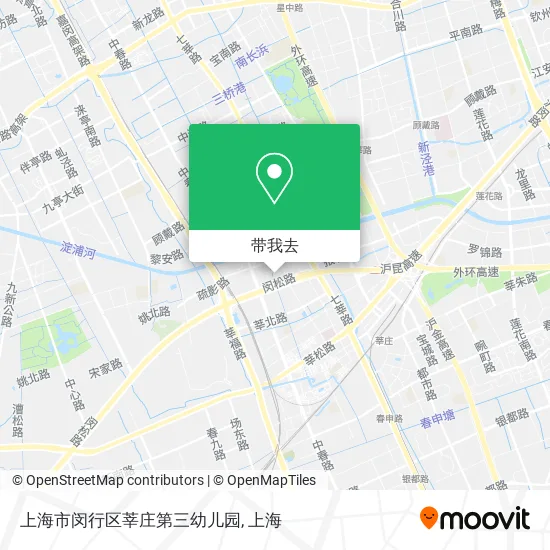 上海市闵行区莘庄第三幼儿园地图