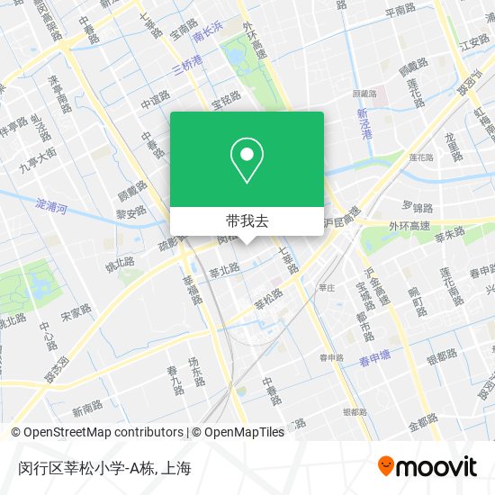闵行区莘松小学-A栋地图