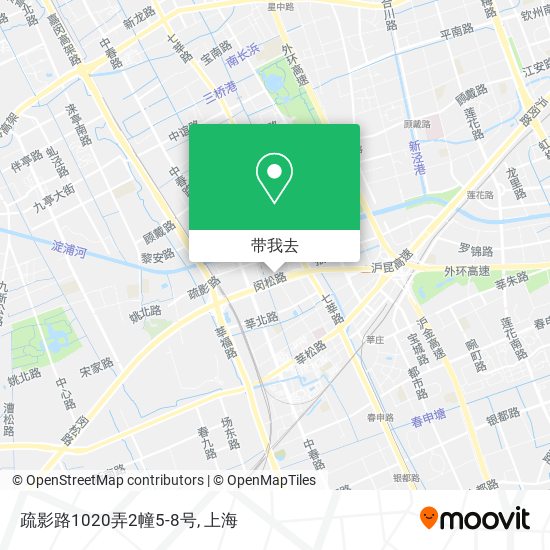 疏影路1020弄2幢5-8号地图