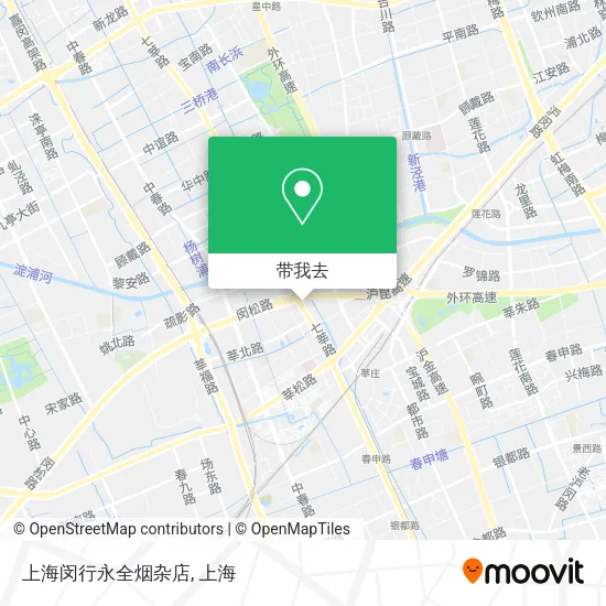 上海闵行永全烟杂店地图