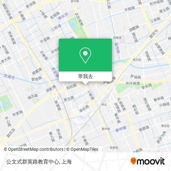 公文式群英路教育中心地图