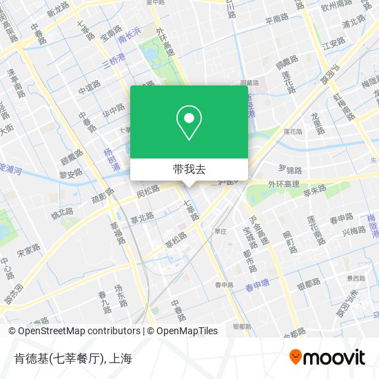 肯德基(七莘餐厅)地图