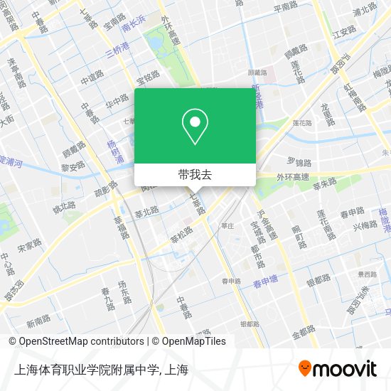 上海体育职业学院附属中学地图