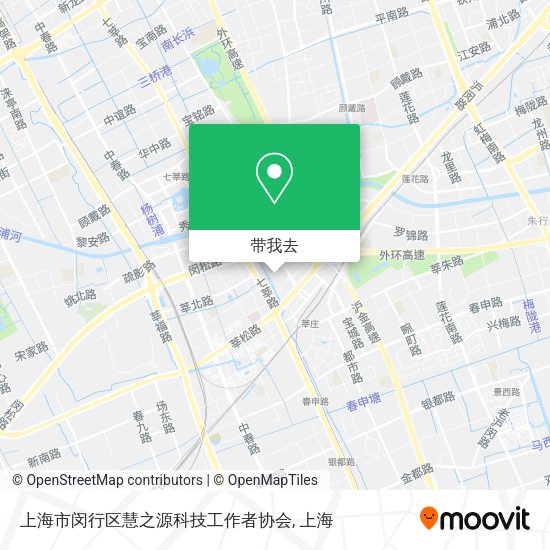 上海市闵行区慧之源科技工作者协会地图