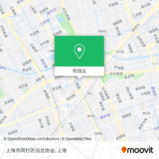 上海市闵行区信息协会地图