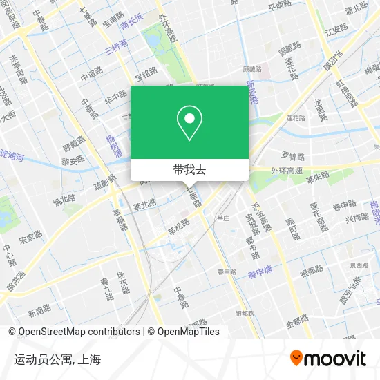 运动员公寓地图