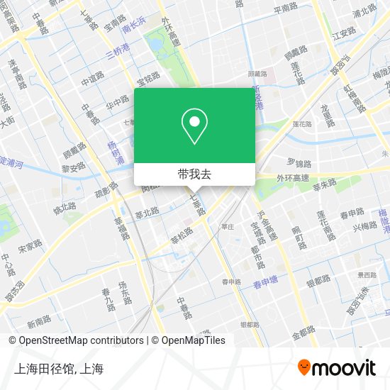 上海田径馆地图
