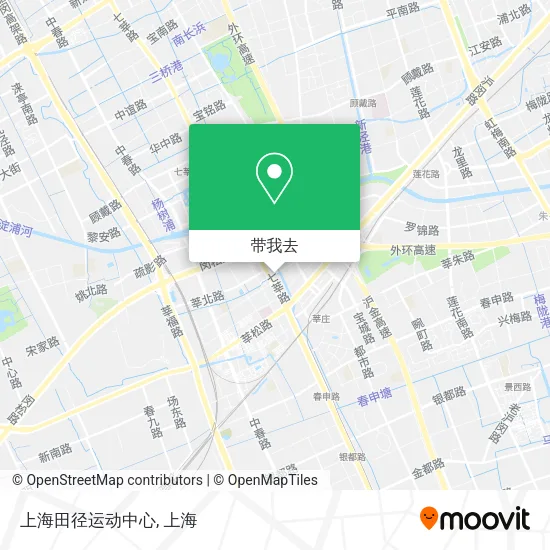 上海田径运动中心地图
