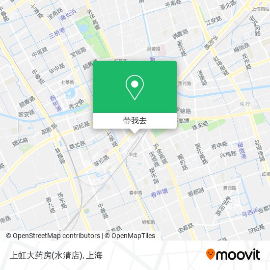 上虹大药房(水清店)地图