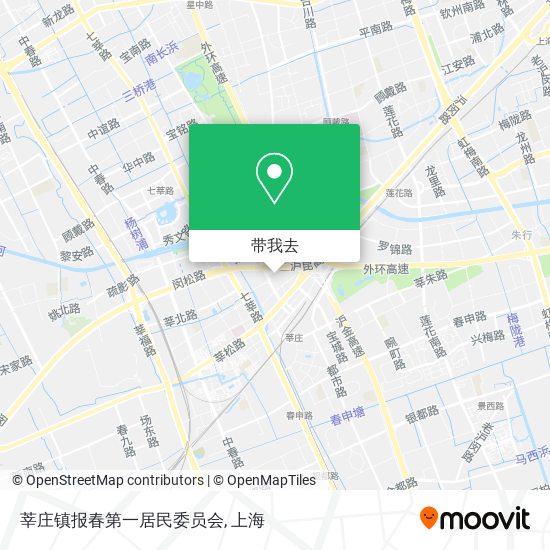 莘庄镇报春第一居民委员会地图