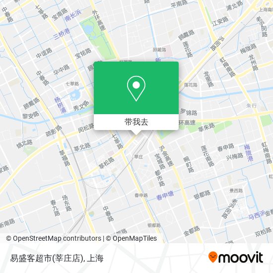 易盛客超市(莘庄店)地图