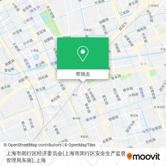 上海市闵行区经济委员会(上海市闵行区安全生产监督管理局东南)地图