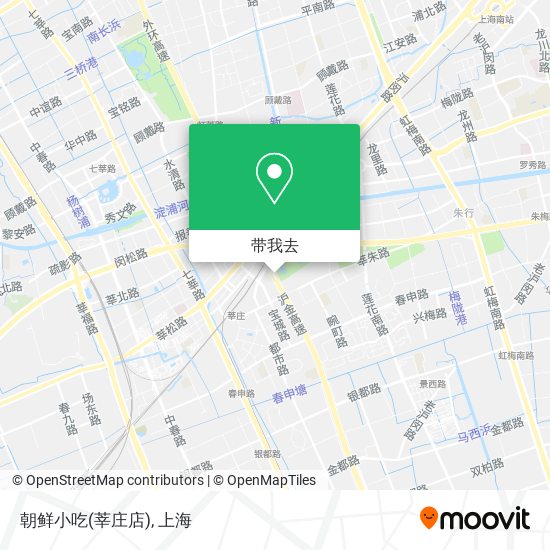 朝鲜小吃(莘庄店)地图