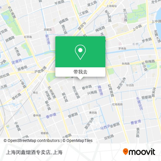 上海闵鑫烟酒专卖店地图