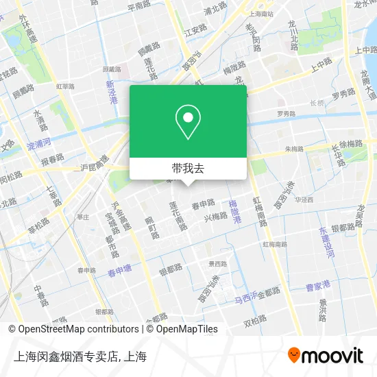 上海闵鑫烟酒专卖店地图