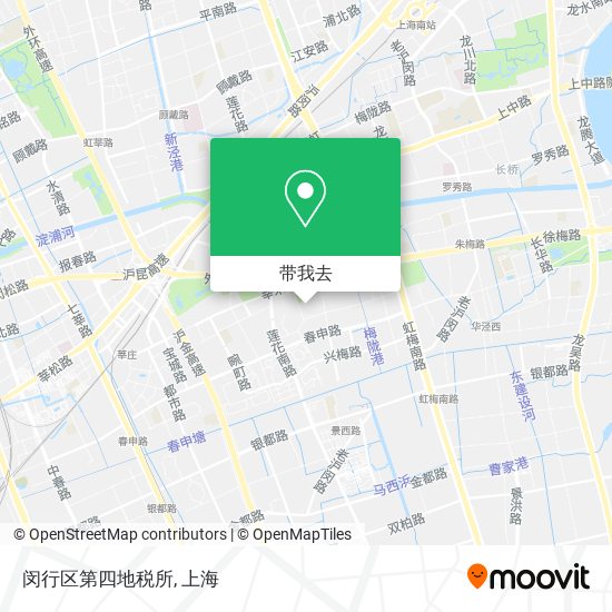 闵行区第四地税所地图