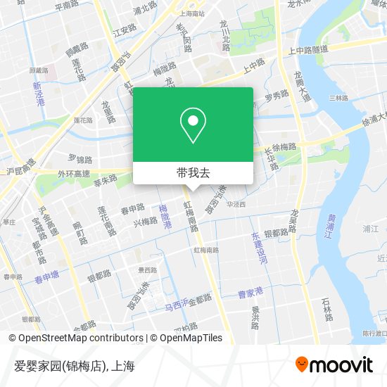 爱婴家园(锦梅店)地图