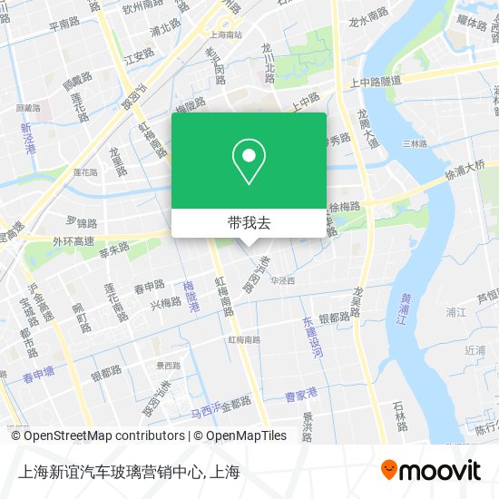 上海新谊汽车玻璃营销中心地图