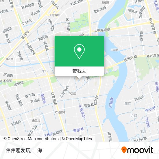 伟伟理发店地图