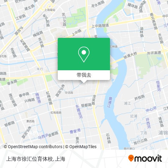 上海市徐汇位育体校地图