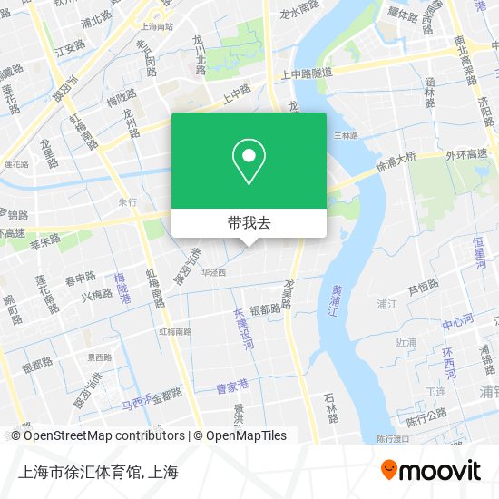 上海市徐汇体育馆地图