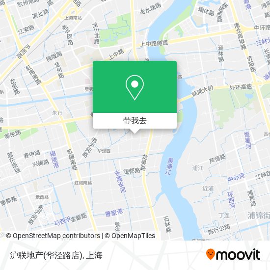 沪联地产(华泾路店)地图
