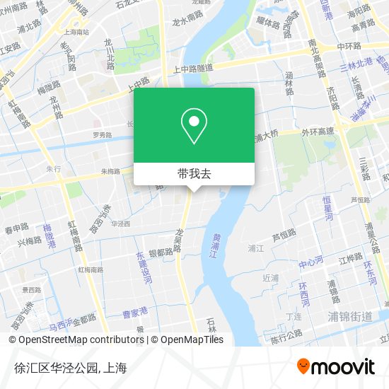 徐汇区华泾公园地图