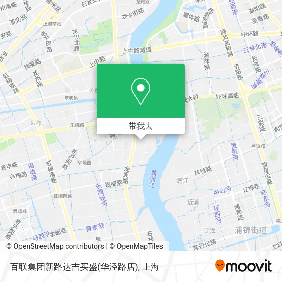 百联集团新路达吉买盛(华泾路店)地图