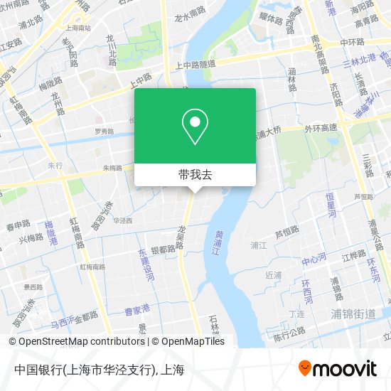 中国银行(上海市华泾支行)地图