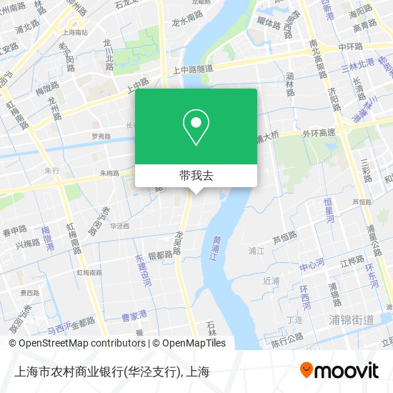 上海市农村商业银行(华泾支行)地图