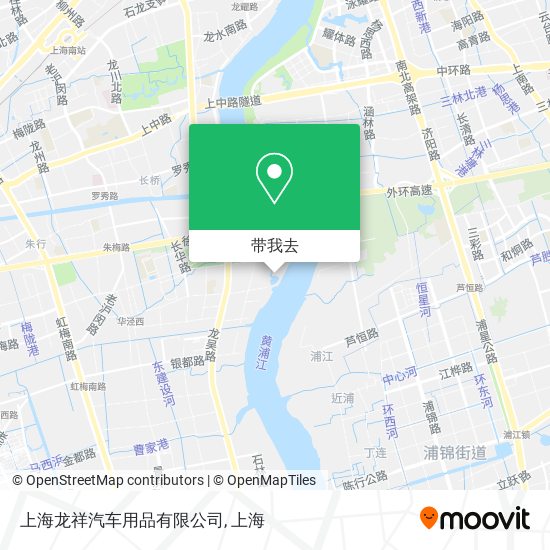 上海龙祥汽车用品有限公司地图