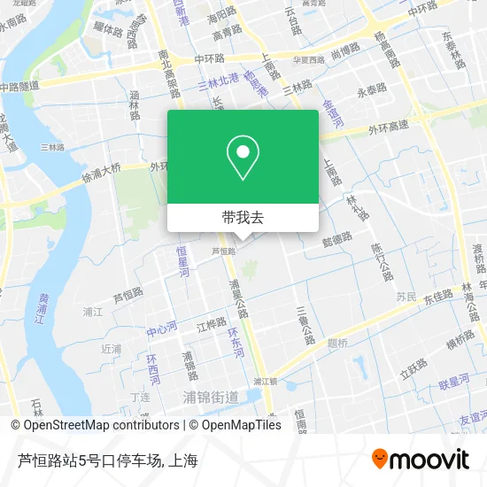 芦恒路站5号口停车场地图