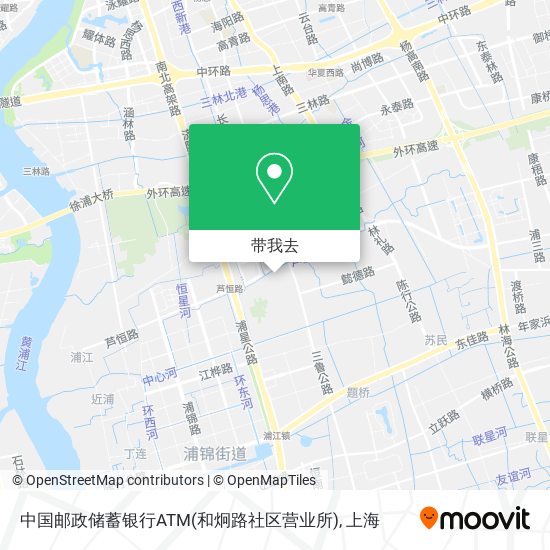 中国邮政储蓄银行ATM(和炯路社区营业所)地图