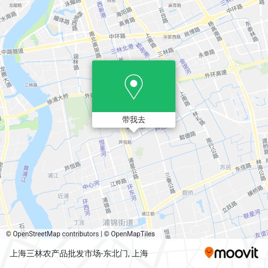 上海三林农产品批发市场-东北门地图