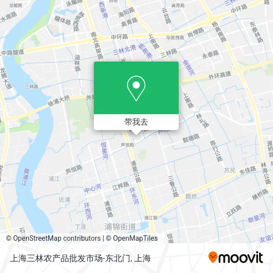 上海三林农产品批发市场-东北门地图