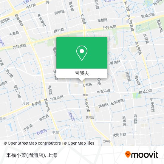 来福小菜(周浦店)地图