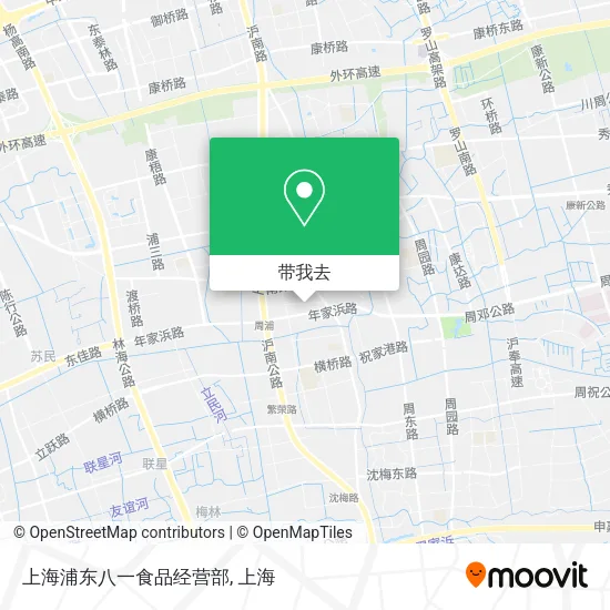 上海浦东八一食品经营部地图