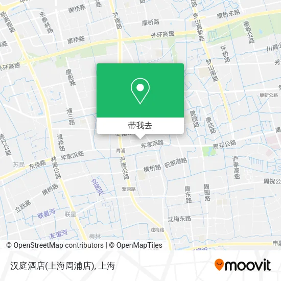 汉庭酒店(上海周浦店)地图