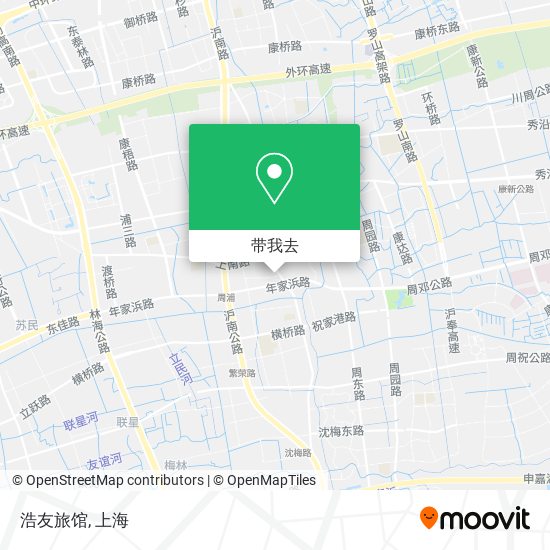 浩友旅馆地图