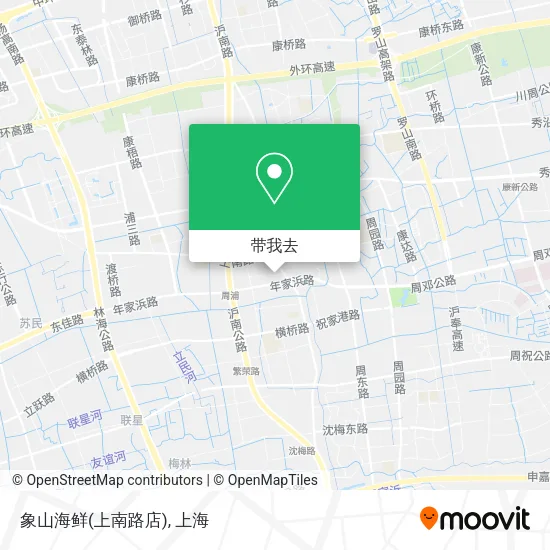 象山海鲜(上南路店)地图
