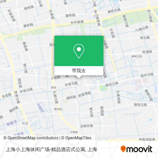 上海小上海休闲广场-精品酒店式公寓地图
