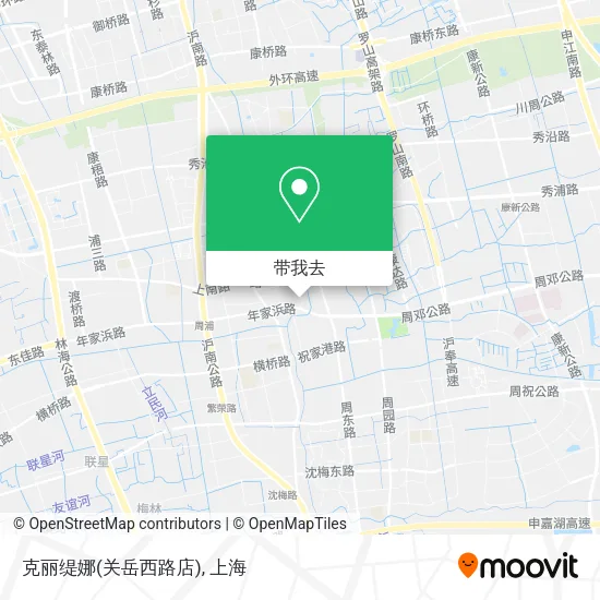克丽缇娜(关岳西路店)地图