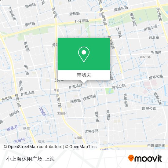 小上海休闲广场地图
