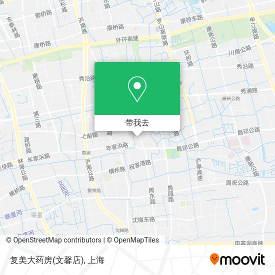 复美大药房(文馨店)地图