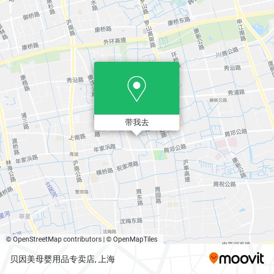 贝因美母婴用品专卖店地图